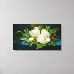 Toile Giant Magnolias on a Blue Velvet Cloth, c.1890 (oi