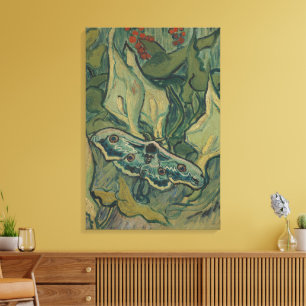 Toile Giant Peacock Moth (1889) par Vincent van Gogh