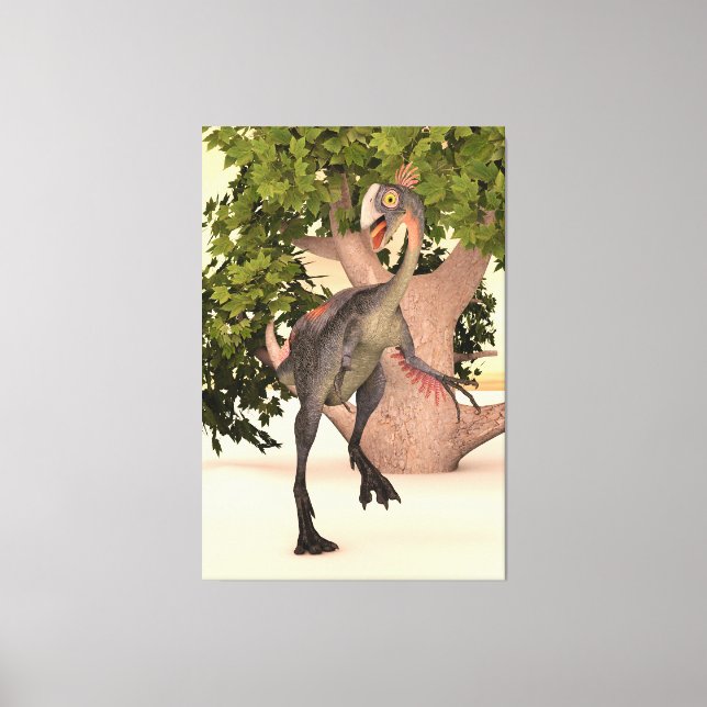 Toile Gigantoraptor Forest Guardian (Recto)