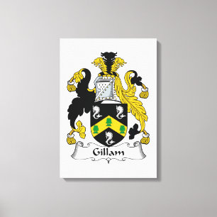 Toile Gillam Family Crest