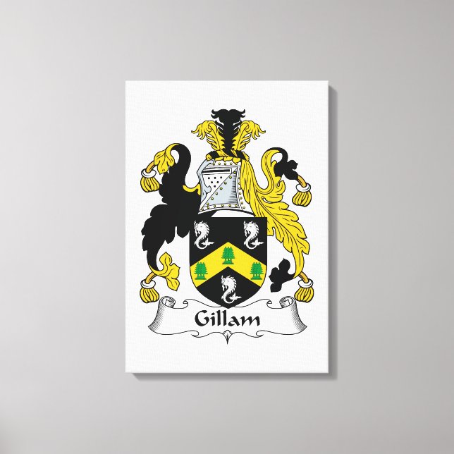 Toile Gillam Family Crest (Recto)