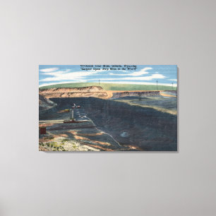 Toile Gillette, WY - vue de mine de houille de Wydodak