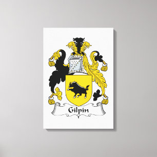 Toile Gilpin Family Crest
