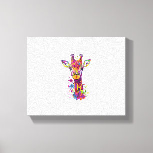Toile Girafe esthétique Graphique Girafe mignonne Femmes