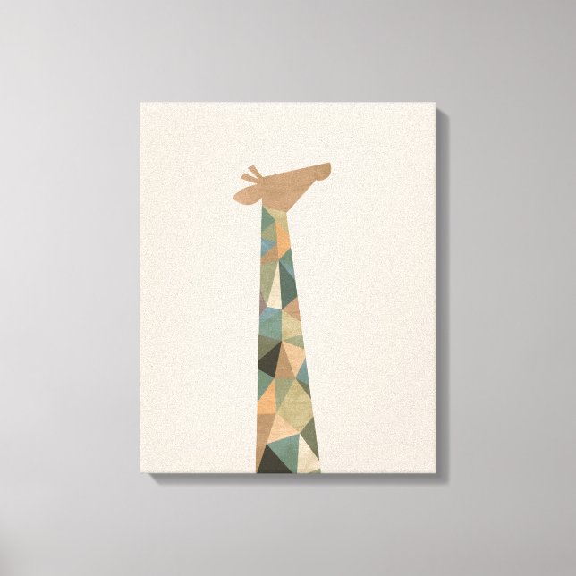 Toile Giraffe Abstraite (Recto)