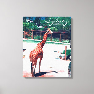 Toile Giraffe animal Sydney Australie