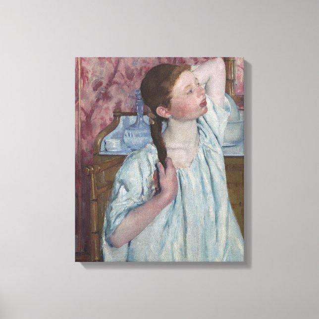 Toile Girl Arranging Her Hair, 1886 (Recto)