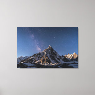Toile Glace et neige Voie Lactée Glacier Baltoro, Paki