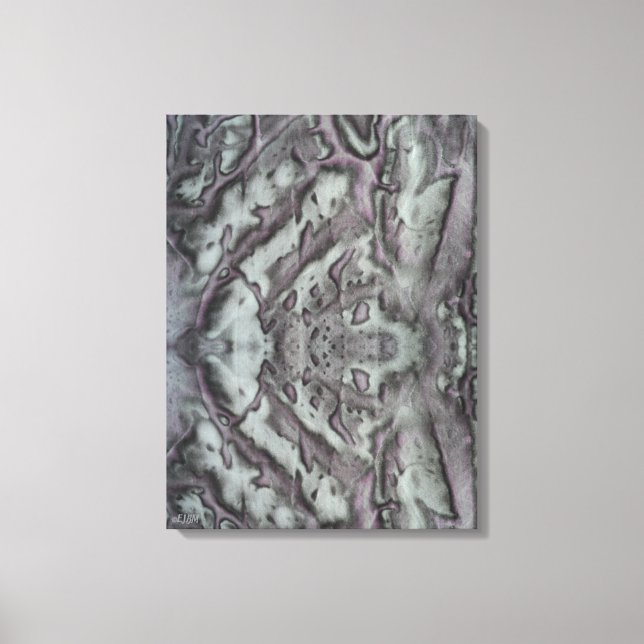 Toile Glam Metal Stretched Canvas Print (Recto)