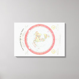 Toile Gleason's ~NEW STANDARD MAP OF THE WORLD~ Poster