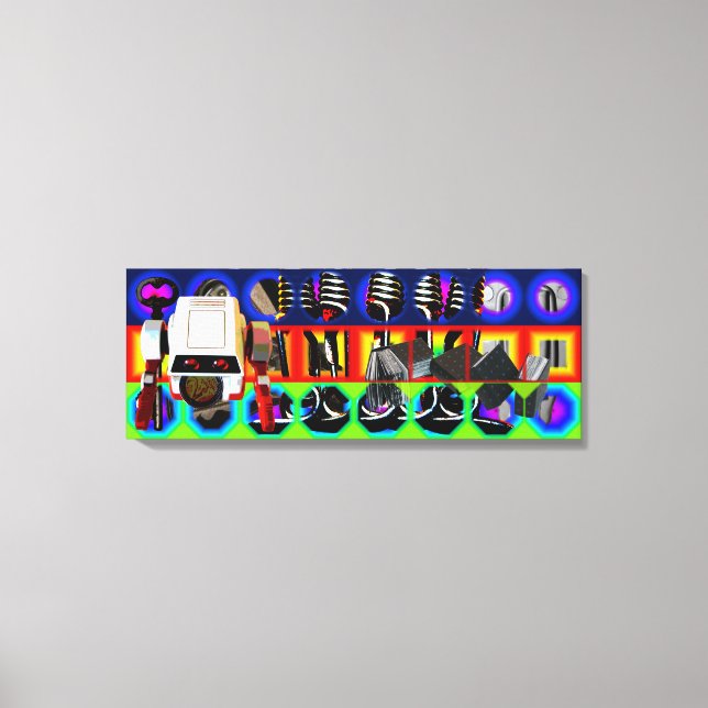 Toile GMT 24 Heures Projet Pop Psychedelic Frame Canvas (Recto)