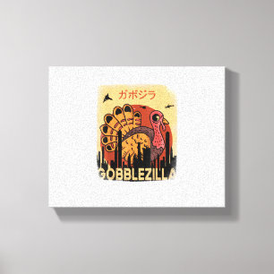 Toile Gobblezilla Turquie Thanksgiving _1