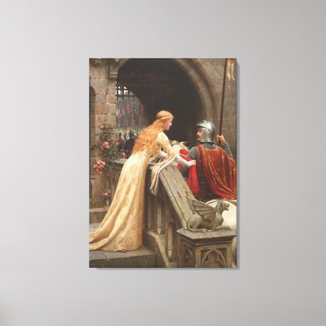 Toile God Speed par Edmund Blair Leighton, c. 1900 (Recto)