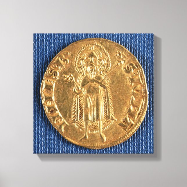 Toile Gold coin, St. John the Baptist, 16e century (Recto)