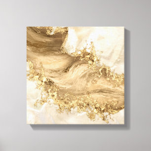 Toile Gold et Pearl - Splatz et flux