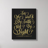 Gold Walk par Faith Bible Verse