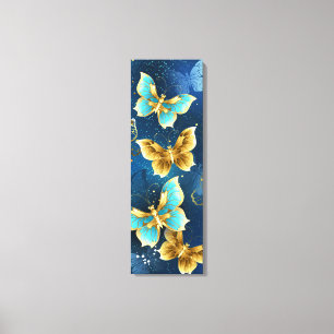 Toile Golden butterflies
