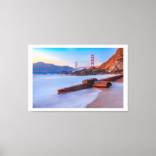 Toile Golden Gate Bridge à San Francisco, Baker Beach
