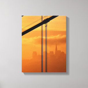 Toile Golden gate bridge devant San Francisco