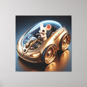 Toile Golden Mouse-Mobile : La mission d'une petite sour