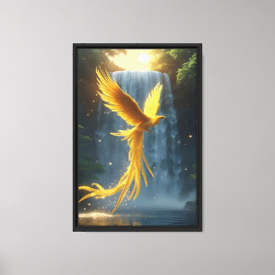 Toile Golden Phoenix par Cascade