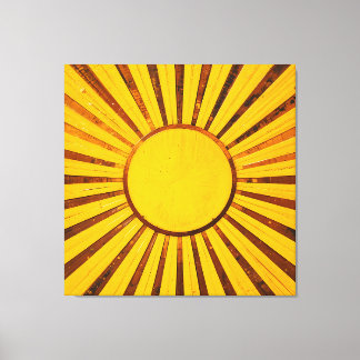 Toile Golden Sunburst