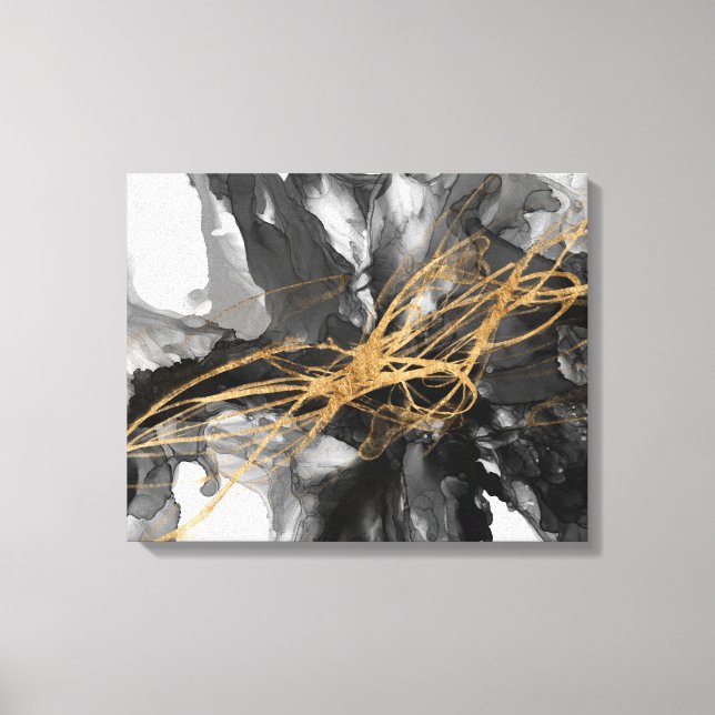 Toile Golden Vortex I (Recto)