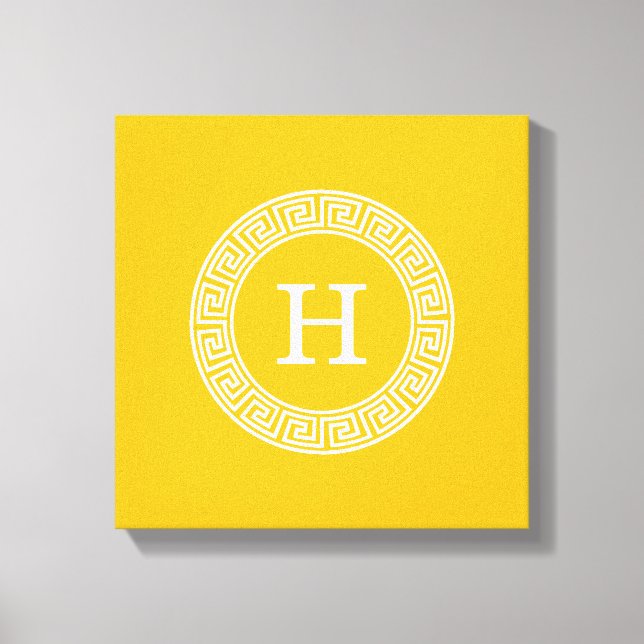 Toile Goldenrod What Grille Clé Grecque Cadre Rnd Initia (Recto)