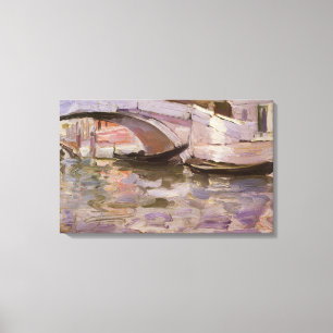 Toile Gondoles par John Singer Sargent, Art Impressionni