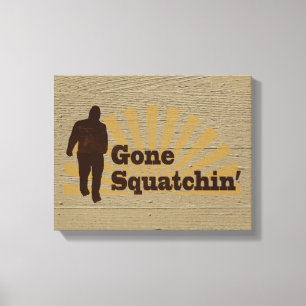 Toile Gone Squatchin' Funny Bigfoot Sasquatch
