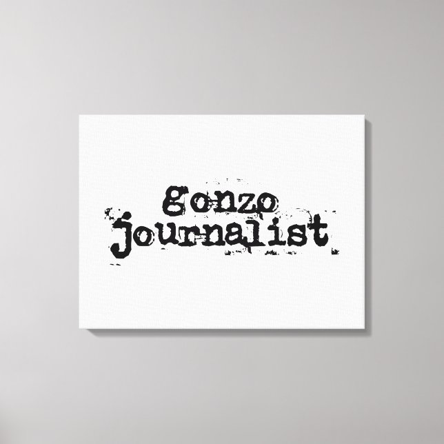 Toile Gonzo Journaliste (Recto)