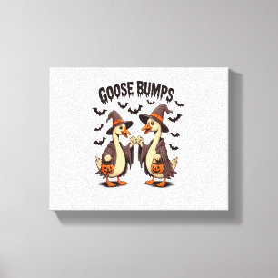 Toile Goose Bumps Halloween Witch Automne