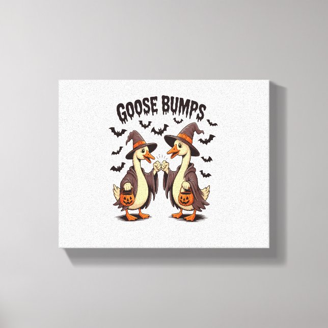 Toile Goose Bumps Halloween Witch Automne (Recto)