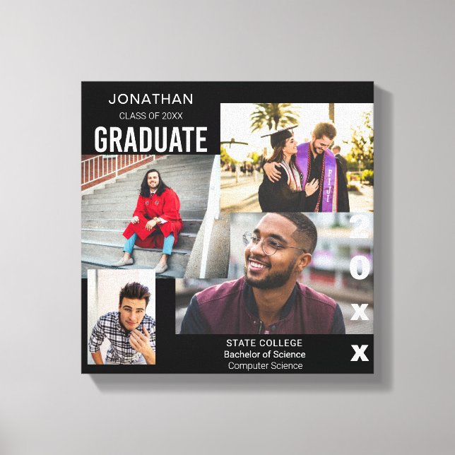 Toile Graduate Classe de photo Collage 2 (Recto)