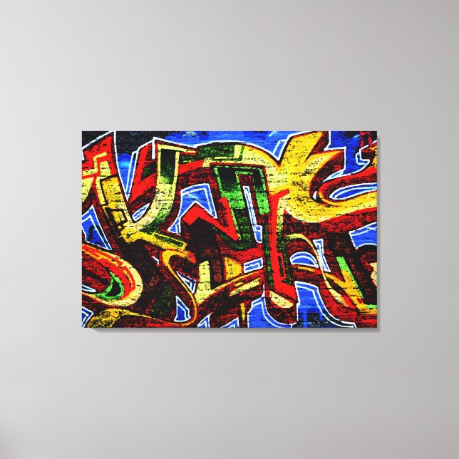 Toile Graffiti 17 36x24 (90x60cm) waccnm (Recto)