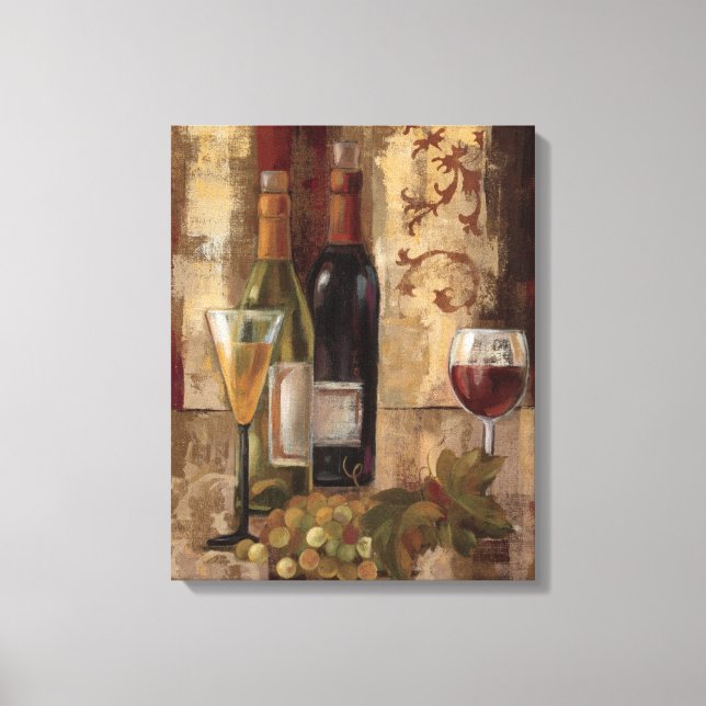 Toile Graffiti et vin (Recto)
