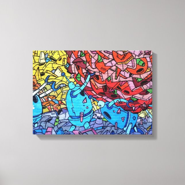 Toile Graffiti | Zazzle_Growshop. (Recto)