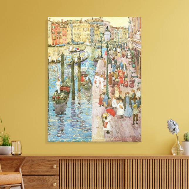 Toile Grand Canal, Venise par Maurice Prendergast (Insitu(Salon))