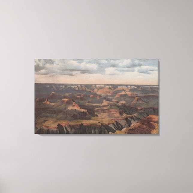 Toile Grand Canyon, Arizona - Ombres nuageuses de Hopi 2 (Recto)