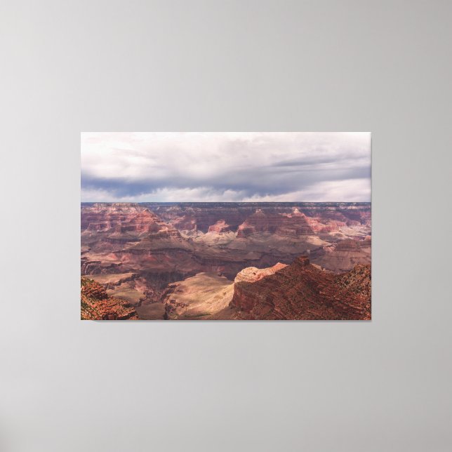 Toile Grand Canyon Cliffside View Canvas Art (Recto)