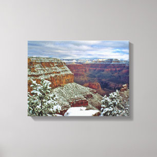 Toile Grand Canyon en hiver