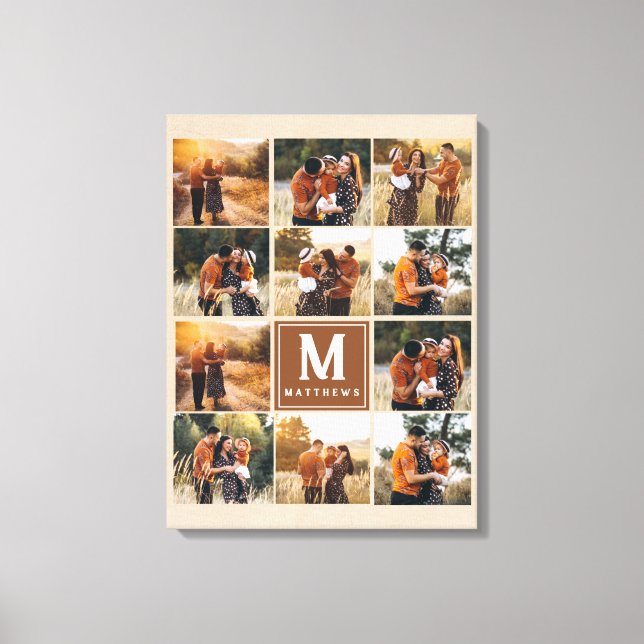 Toile Grand format de photo de famille (Recto)