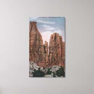 Toile Grand Junction, Co - vue de ressortissant Monumen