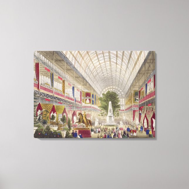 Toile Grande exposition, 1851 : Transept Sud, de Inter (Recto)