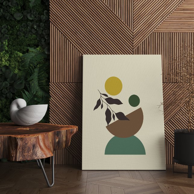 Toile Grande finition Boho Art Moderne Mur Stretted (Créateur téléchargé)