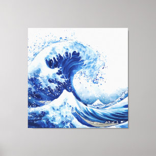 Toile Grande Vague au large de Kanagawa décoration mural