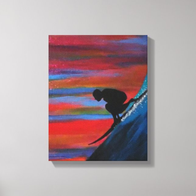 Toile Grandes vagues (Recto)