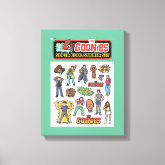 Toile Graphique de la feuille d'autocollants rétro Gooni