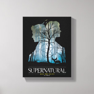 Toile Graphique de la forêt surnaturelle de Winchester B