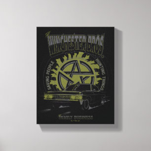 Toile Graphique de voiture surnaturel "The Winchester Br